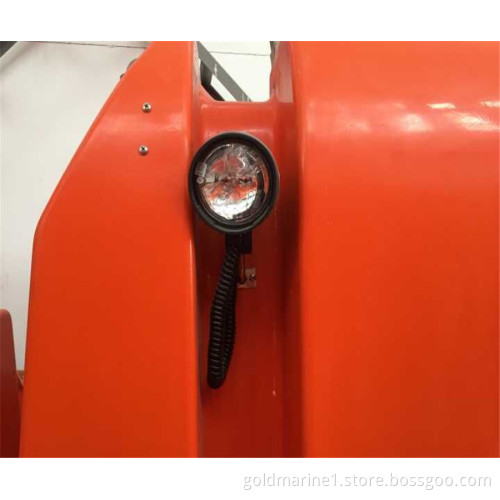 Solas fast rescue boat with outboard engine